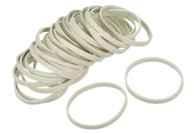 Diameter 50mm Elastic White Rubber Bands For Package Packing Packaging -  20/50/100 You Pick - AliExpress